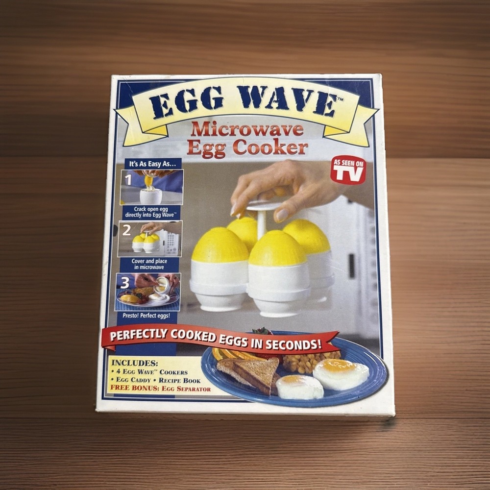 Tristar Egg Wave Microwave Egg Cooker Scramble Cooks in Seconds As Seen on TV